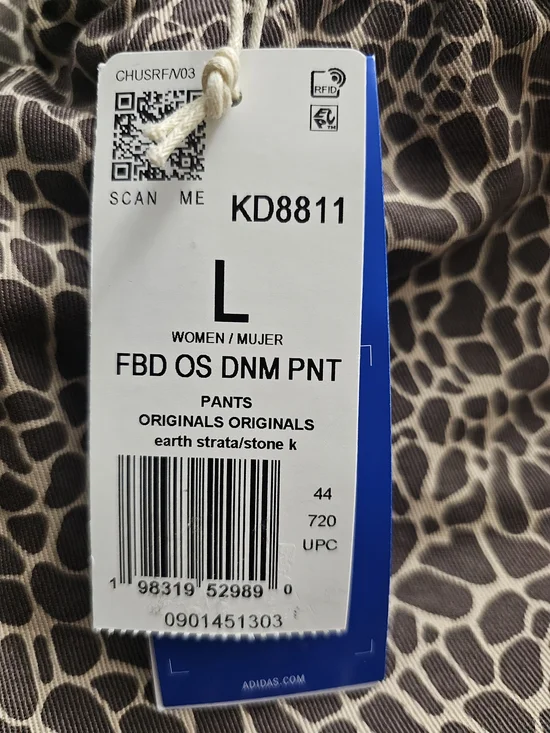 adidas Originals Brown Wide-Leg Printed Track Pants - Picture 12 of 15